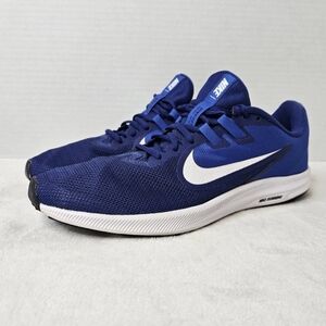 Nike Navy Blue Athletic Sneakers with White Swoosh